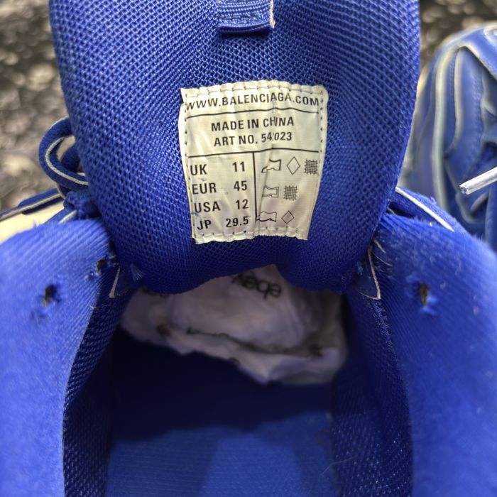 Balenciaga track faded blue