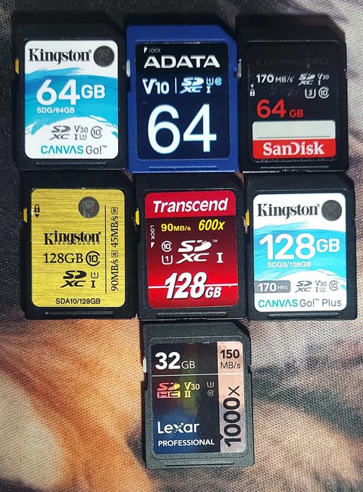 7 carduri de memorie