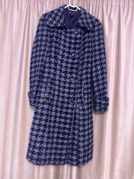 Palton dama model pepit gri/negru