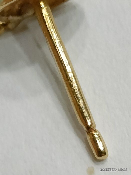 Vind cercei din aur 18kt cu aquamarine