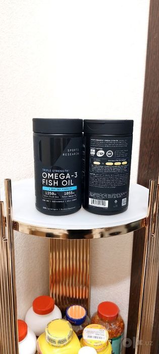 Sport research Omega 3 fish oil triple strength 150 kapsula Омега-3