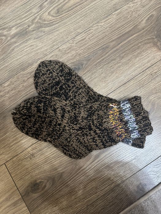 Вязаные мужские носки