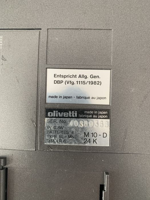 Olovetti M10 Ретро Компютър  Рядък Модел