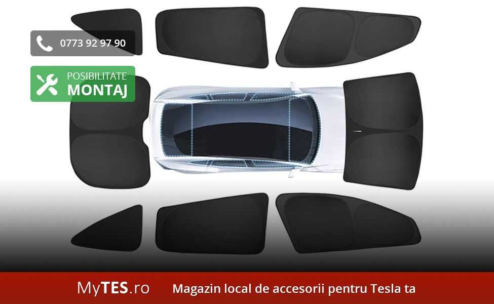 Set 8 parasolare geamuri (parbriz, laterale, spate)  Tesla Model 3 / Y