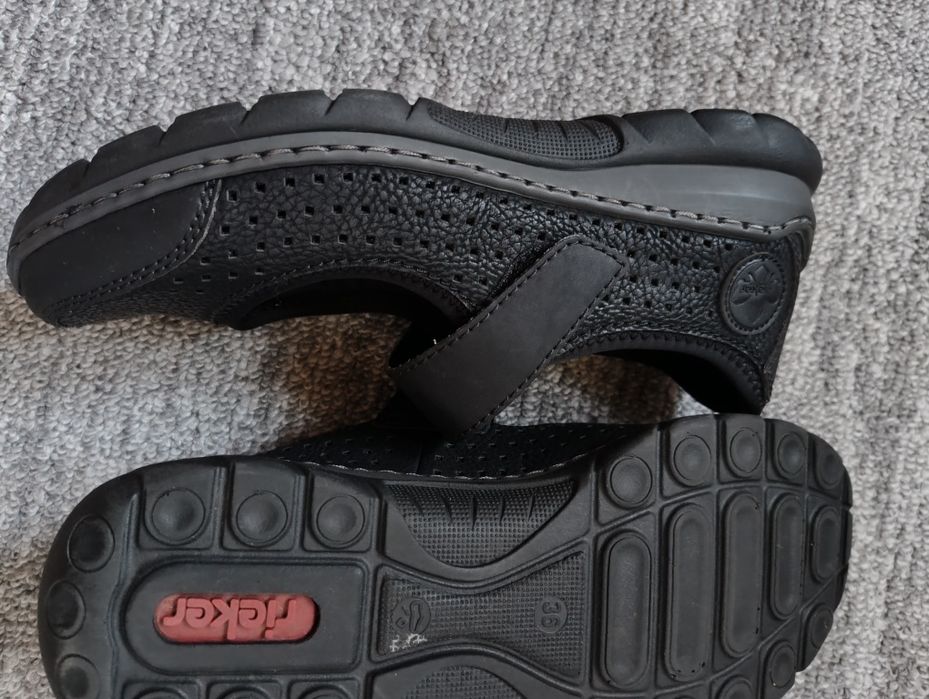 Papuci Rieker piele