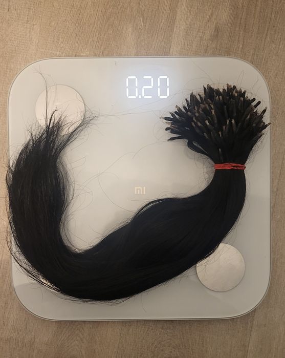 Extensii cheratina par uman negru intens