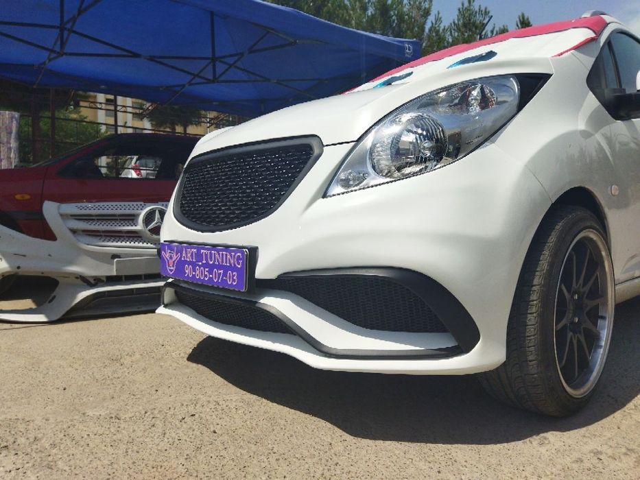 Spark тюнинг бампер бампер буфер bufer bafer