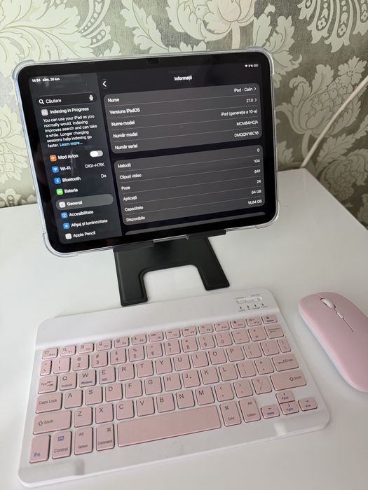 Ipad 10 / Mouse tastatura wireles plus stativ cadou/ Okazie