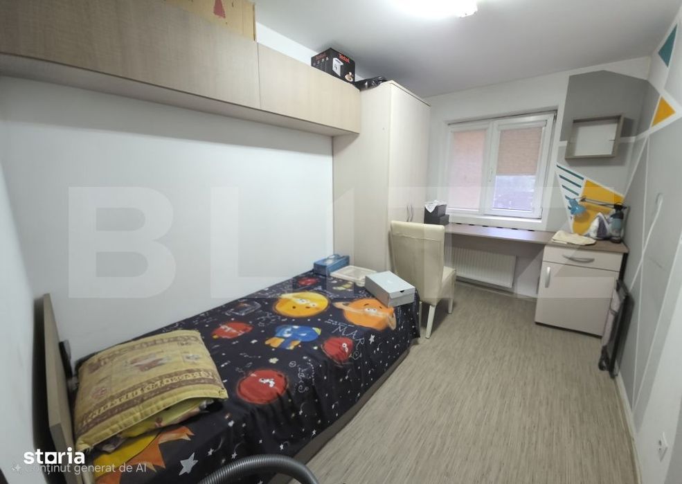 Apartament cu 3 camere,  zona Stefan cel Mare; Parter inalt