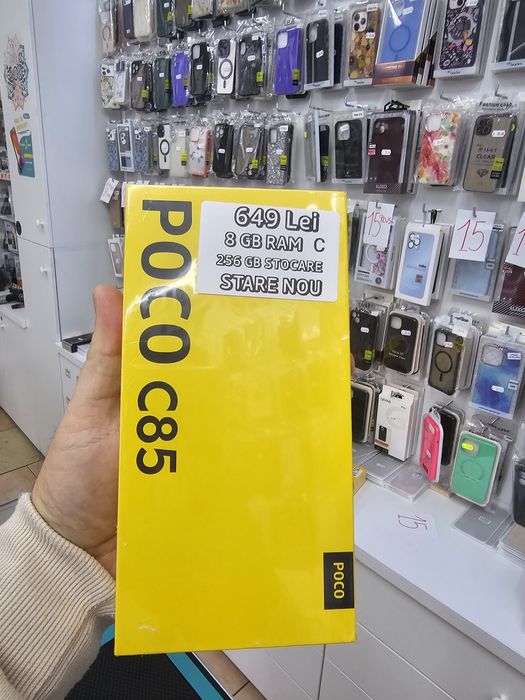 Poco C85, 8/256 GB, Sigilat, Garanție