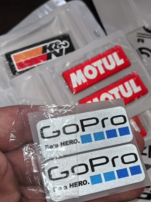 Авто-мото стикери, лепенки за каска, Скутер, Тротинетка K&N BREMBO AGV