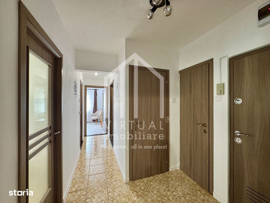 Apartament cu 3 camere, 56mp utili + balcon, etaj 3/4, Vasile Aaron — fotografia 3