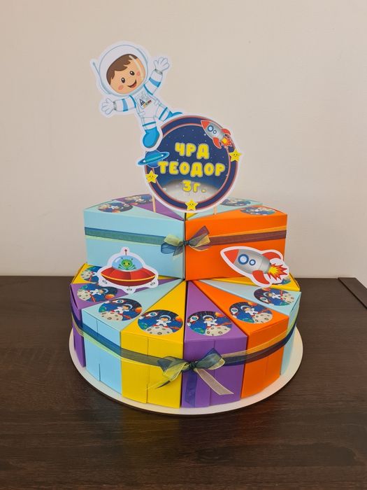 Картонена торта Super Mario, Hulk, Paw Patrol, Cars, Bluey, Ariel