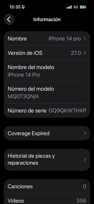 iPhone 14 pro 256GB 100%