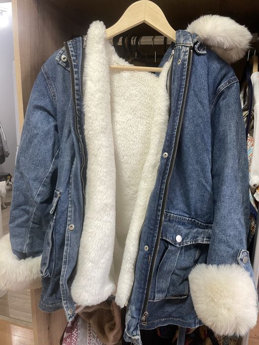 Зимна парка с пух