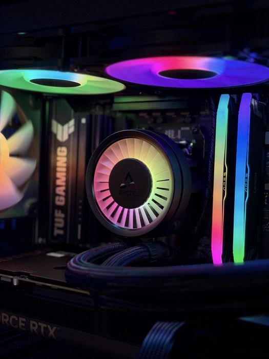 Dizayn va montaj uchun moshniy kompyuter amd 9800x3d/ RTX 5080