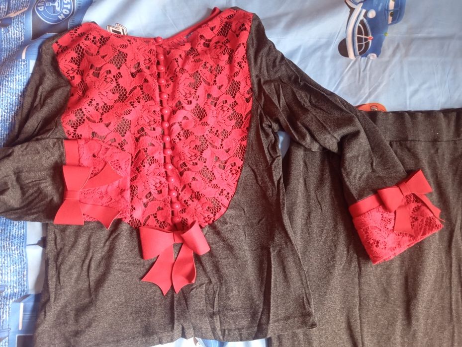 Классический кофта юбка