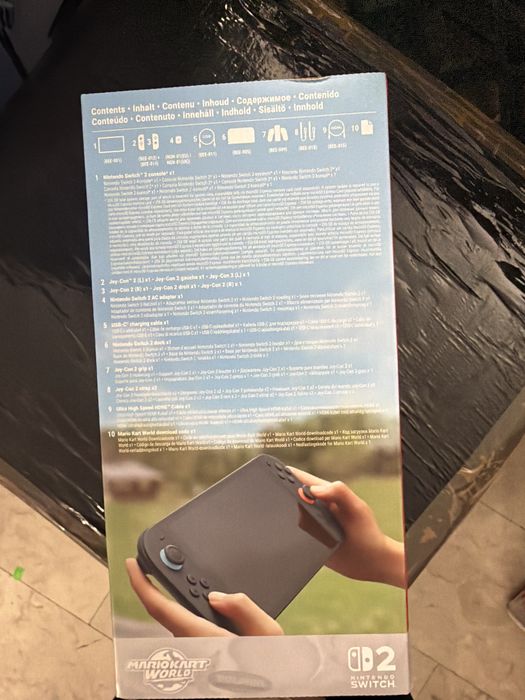 Consola noua sigilata nintendo switch 2 + mario kart world