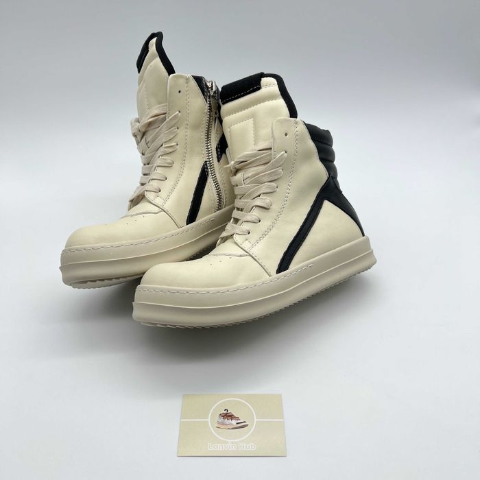 Rick Owens Geobaskets White