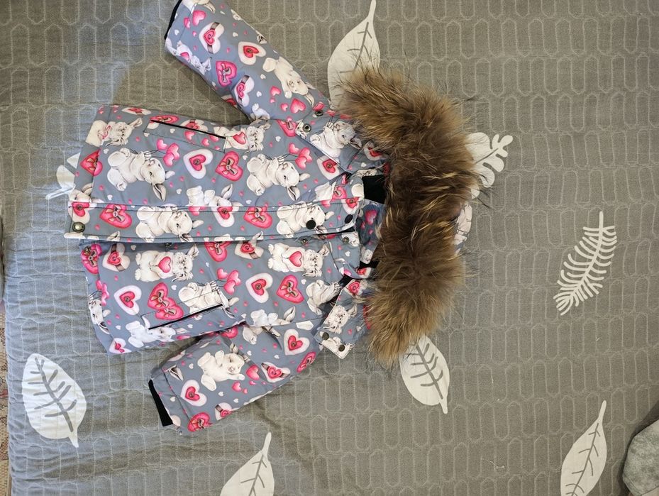 Зимний костюм на девочку.