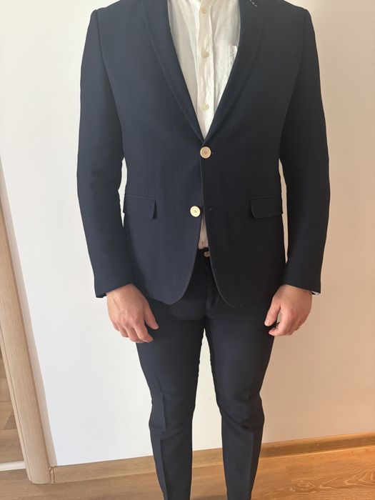 Costum barbati SH, Albastru-inchis