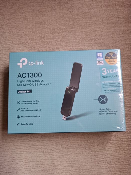 Adaptor wireless USB TP-Link Archer T4U