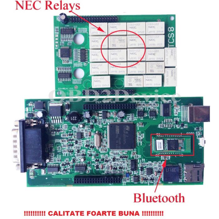 Interfata diagnoza AUTO WOBD2 turisme camioane 12/24v 5.00.8 Bluetooth