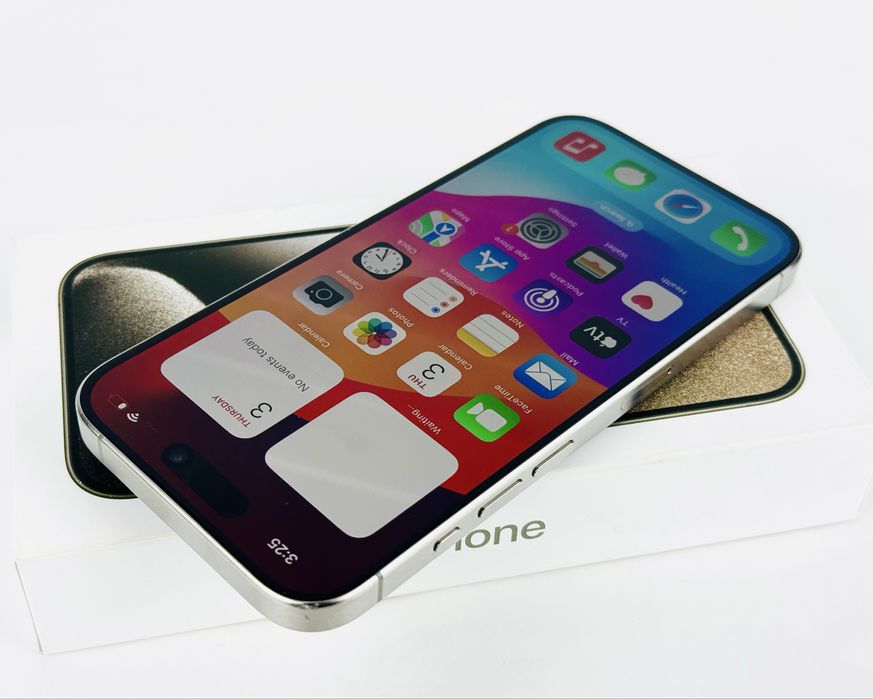 Apple iPhone 15 Pro 256GB Natural Titanium Перфектен! Гаранция!