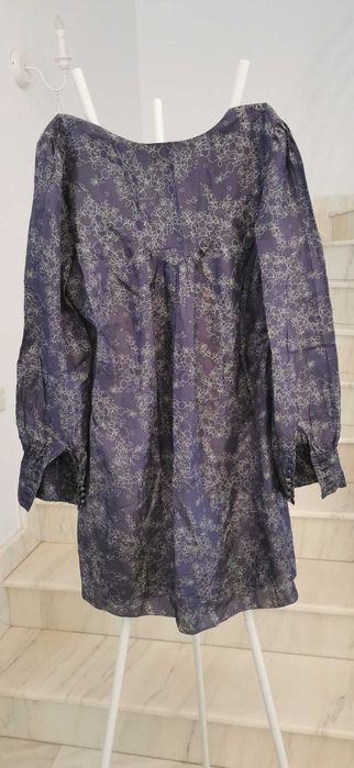 Vand rochie de plaja, tip cămașă Pepe Jeans, măsură M-L, matase