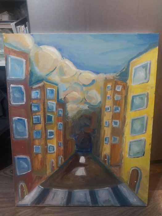 Картина маслом .