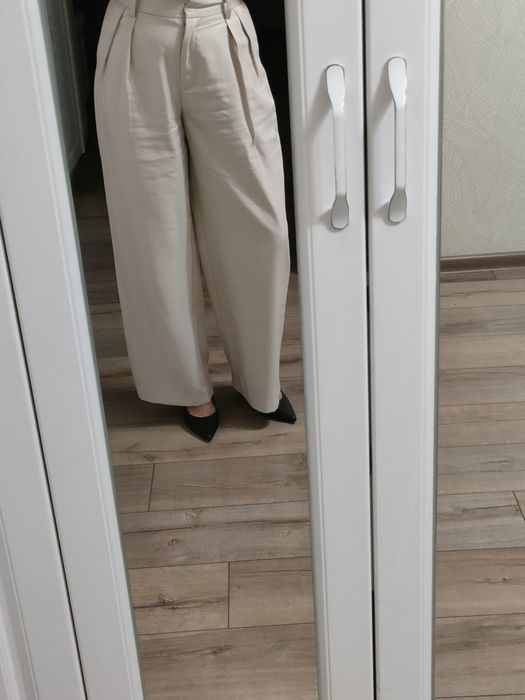 Брюки палаццо, reserved, размер xs