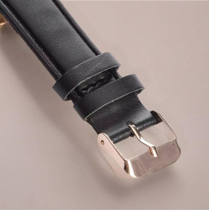 Ceas elegant negru & rose gold – accesoriu minimalist