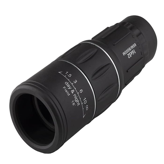 Monocular DEPOX®, Hawk Sight, 16x52, negru, 15 cm, husa inclusa