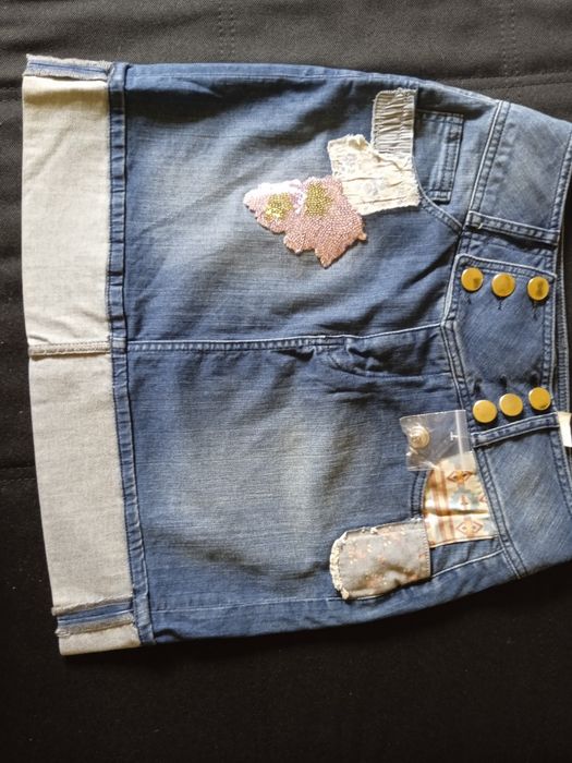 Fusta de blugi Mandarin Nr. 36-38 noua