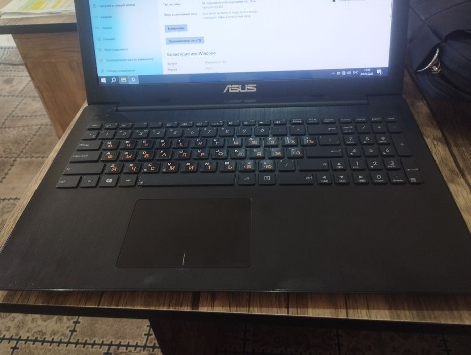 Notebook Asus windows 10 pro