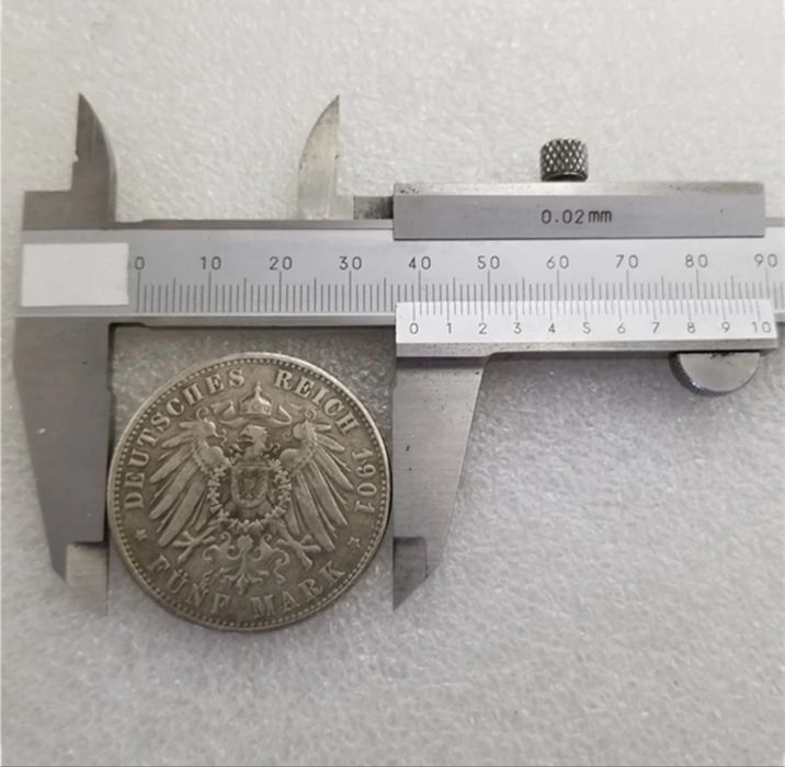 Немецкая монета 1901 год