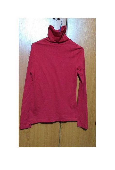 Bluza/ Maleta/ Helanca rosie F&F UK, bbc ,guler inalt , M