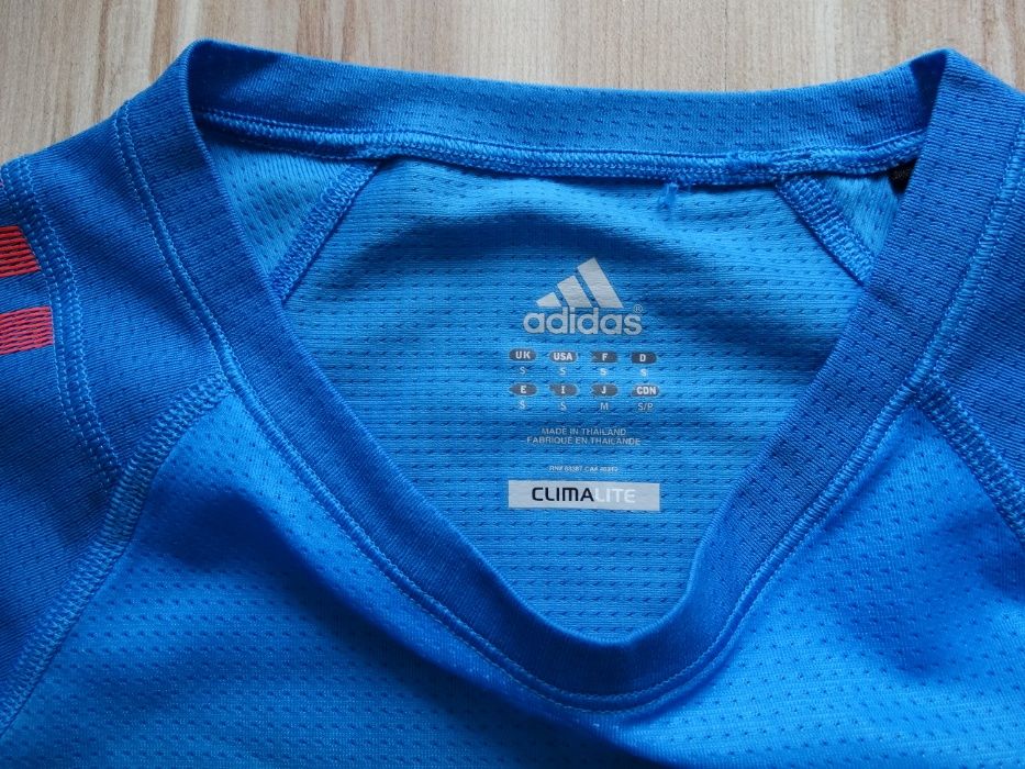 Адидас Adidas Adizero мъжка синя тениска размер S