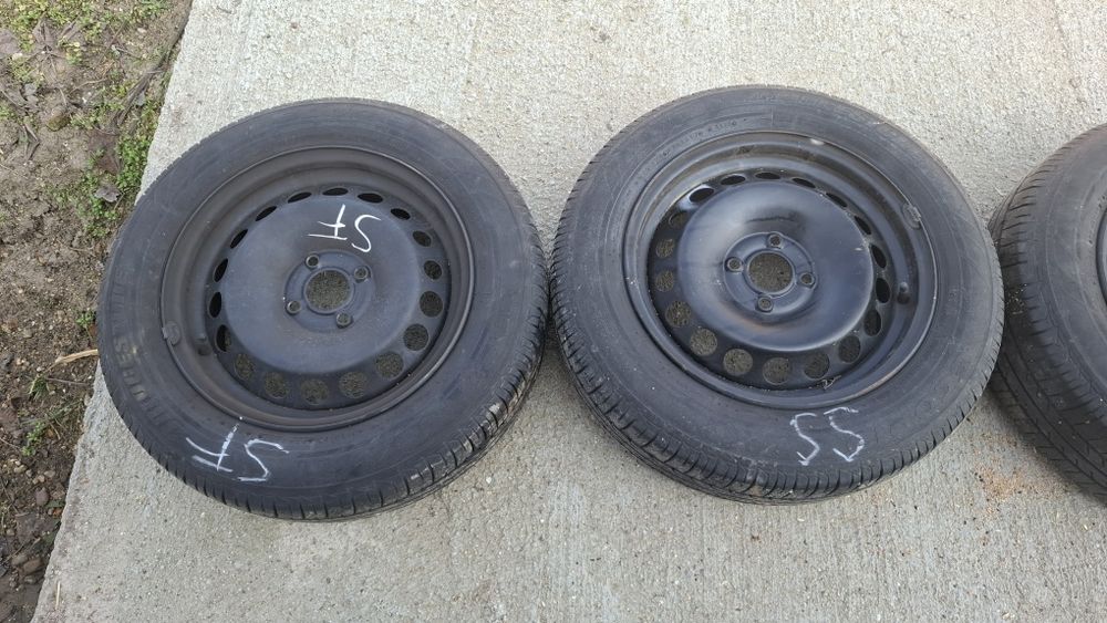 Jante tablă R15 ET40 cu anvp 185/65 R15 Bridgestone