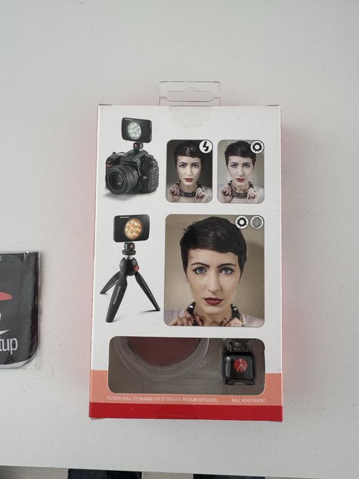 Manfrotto Lumimuse 8 LED - Nou, Sigilat—Lumina foto/video profesionala