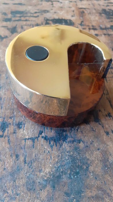 нож и ножица комплект Лерхе Lerche Солинген Solingen злато и лак