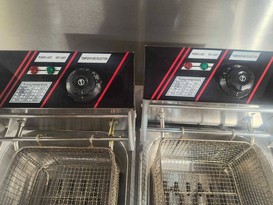 Професионален фритюрник двоен
