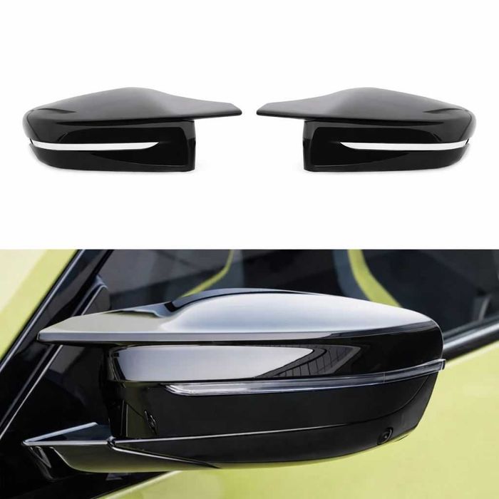 Capace oglinzi sport M negru lucios BMW seria 3 4 5 7 G11 G30 G20 G22