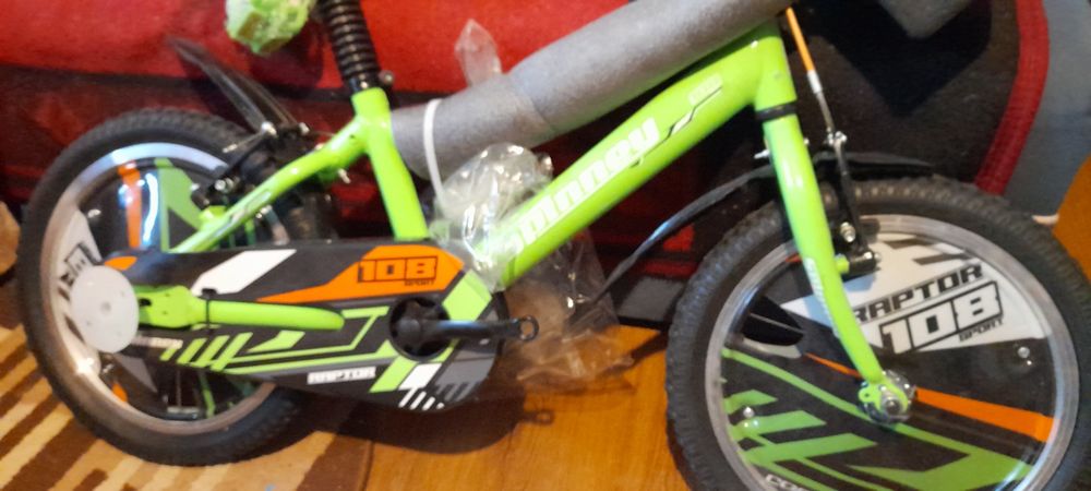 Bicicleta copii cu roți pe 16