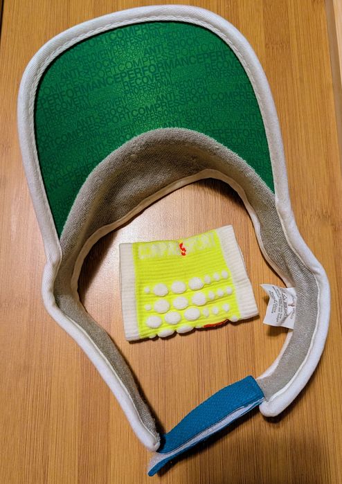 Set Compressport viziera + manșetă