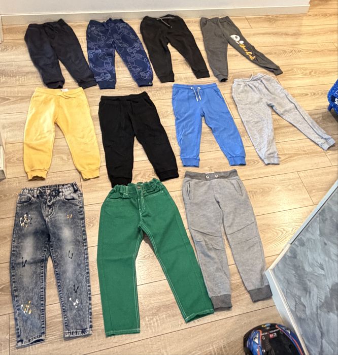 Lot 11 perechi pantaloni marimea 110-116