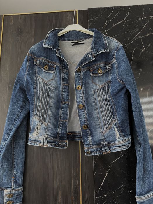 Дамско дънково яке