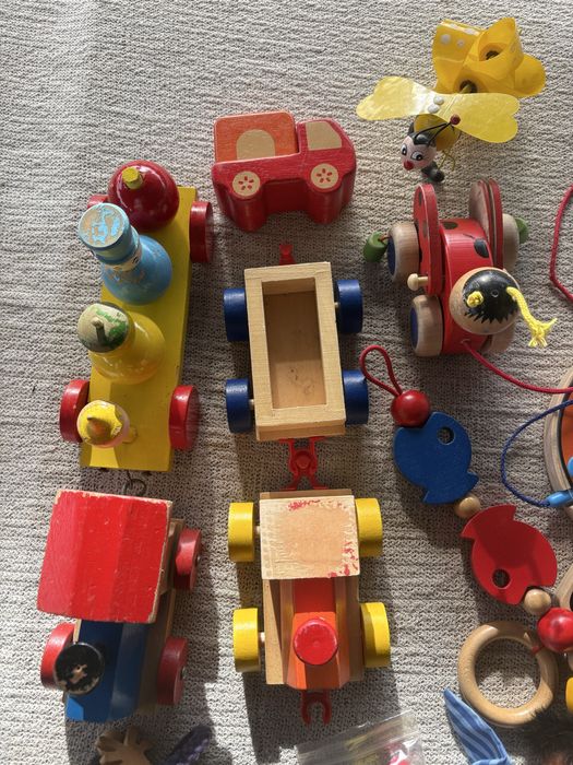 Lot jucarii din lemn