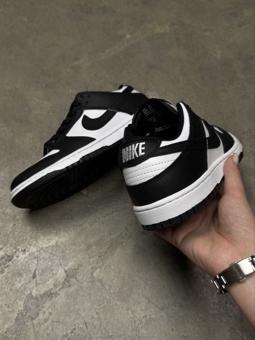 Nike кроссовки Dunk Low WMNS Black/White panda