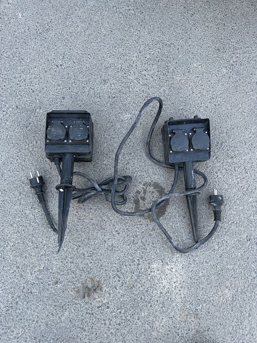 Priza de gradina programabila cu prelungitor